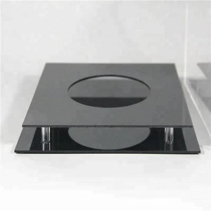 Wall mount acrylic traesure cd racks holder case