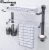 Import Wall mounted high quality single towel bar from China