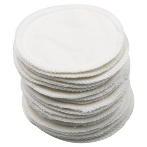 Washable Eco-friendly Natural 100% Organic Reusable Facial Face Cleansing Cotton Pad