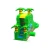 Import Water park for kids green tree inflatable water slides with pool from China