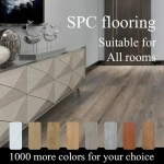 100% Waterproof Custom Vinyl Dance Floor Wrap Wedding Spc Vinyl Flooring 8Mm Plastic Floor Tile