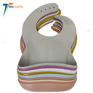 Waterproof Easily Clean Comfortable Soft Baby Bibs Keep Stains Off  silicone baby bibs  for Babies &amp; Toddler