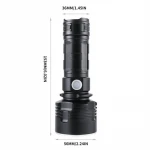 Waterproof Powerful P70 High Lumen LED XHP70 Torche Led Flashlight, 20W USB Charging Linterna XHP70 LED Rechargeable Torch Light