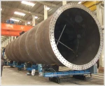 Welding and fit up turning roll