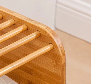 Well-selected Bamboo Storage Shoe Bench, Multi-Functional Cabinet