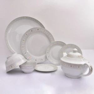 White ceramic dinner plates set pricenew style porcelain dinner sets restaurant crockery dinnerware set