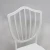 Import white color Plastic PP stack able wedding chair with hollow backrest design from China