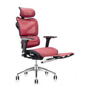 White Reception Orange Office Furniture Conference High Comfortable Mesh Back Desk Swivel Luxury Reclining Gaming Chair Computer