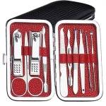 Wholesale 10 Pcs/Set Nail Art Manicure Tools Set Nails Clipper Scissors Tweezer Knife Nail Manicure Set