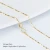 Import Wholesale 18K Gold Plated 925 Sterling Silver Necklace Clavicle Chain from China