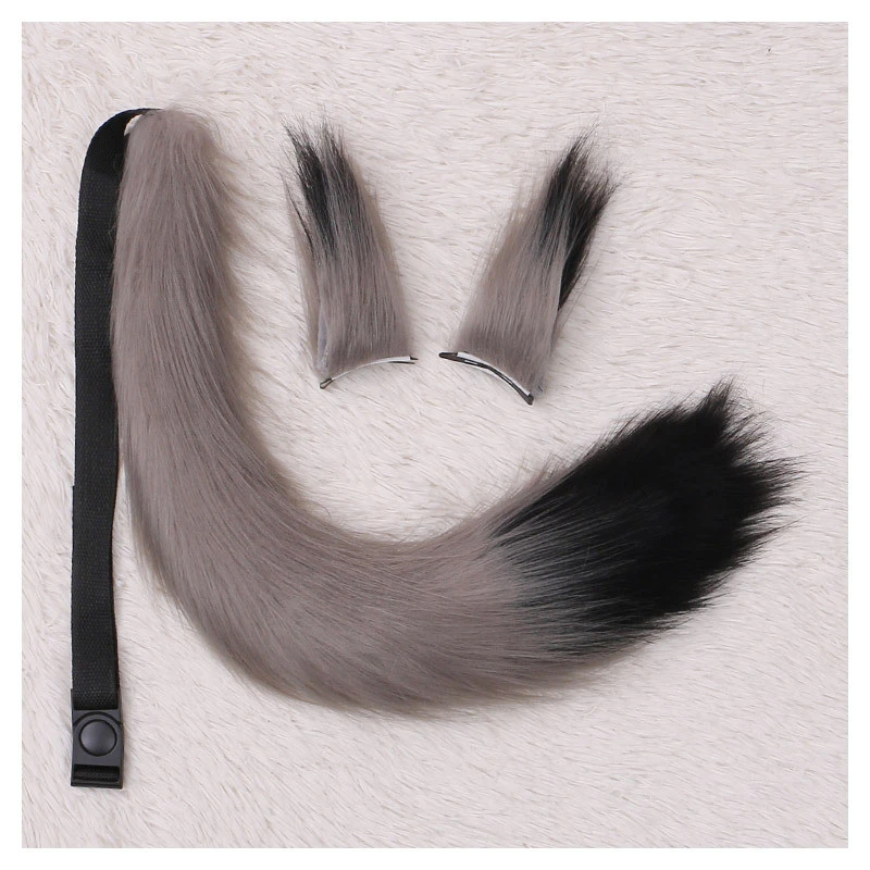 Wholesale 2020 creative cute animal fox ear make-up dress tail children&#x27;s girl party headband hair band game accessories