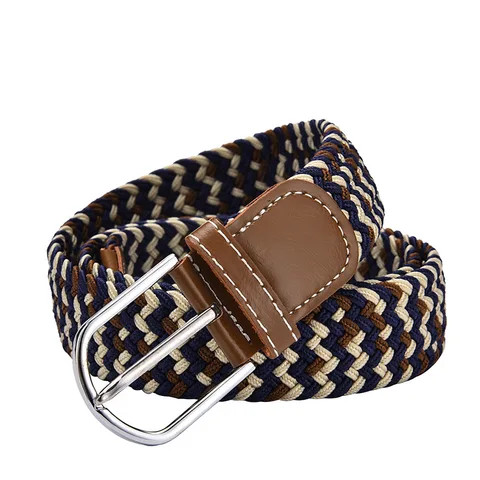 Wholesale 2023 Women Elastic Belt Canvas Woven Belt Personalized Classic Vintage Unisex Jeans Belts