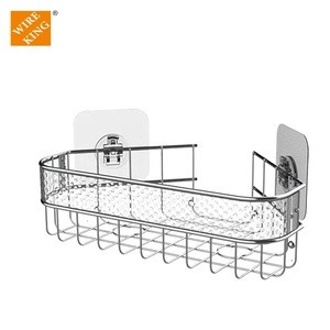 Wholesale Bathroom Storage Organizers Metal Wire Shelf Rack Hanging Designer Metal Shower Caddy