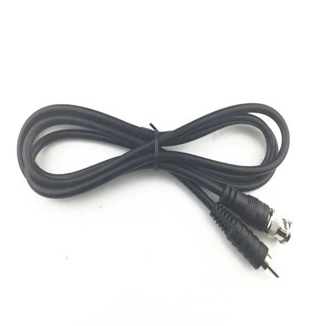 Wholesale BNC Male to RCA Male Video Cable for CCTV Camera from DVR to TV 1M/1.5M/2M/3M/5M (Black)