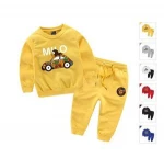Wholesale boys boutique child wear cotton summer tshirts+ shorts clothing Kids clothes Set