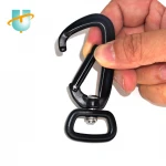 wholesale camping sling swivel carabiner hook with twist lock