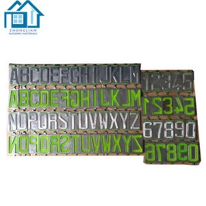 Wholesale Car number letter metal licence plate frame