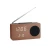 Import Wholesale Chinese OEM Electronic Rechargeable FM Radio Alarm Clock With Temperature Display from China
