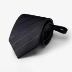 wholesale custom Business Male Striped Polyester Silk  Neck Tie