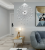 Wholesale Decorative Crystal Sunburst Metal Wall Clock Home Art Decor Diameter 50*50CM