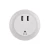 Import Wholesale EU Plug Dual Ports Charger Wall Mounted Fast Charging USB Charging LED Night Light from China