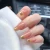Import Wholesale False Nails Artificial Fingernails New Fashion pink golden long Nude Style Finger from China