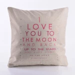 wholesale fashion custom car cushion cover square pillow for travel