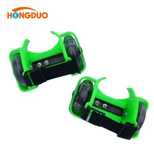 Wholesale heel glider street flashing roller skate led shoes with good quality low price