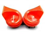 Wholesale High Quality 12V 80mm Snail Orange Universal Car Parts Auto Horn