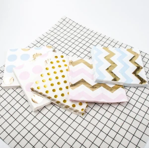 wholesale high quality custom flower serviettes tissue disposable airlaid paper napkins