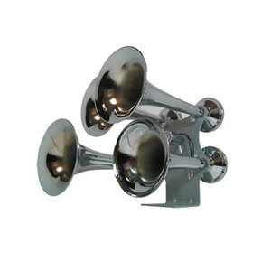 wholesale high quality long loud 4 trumpet train horn with bracket