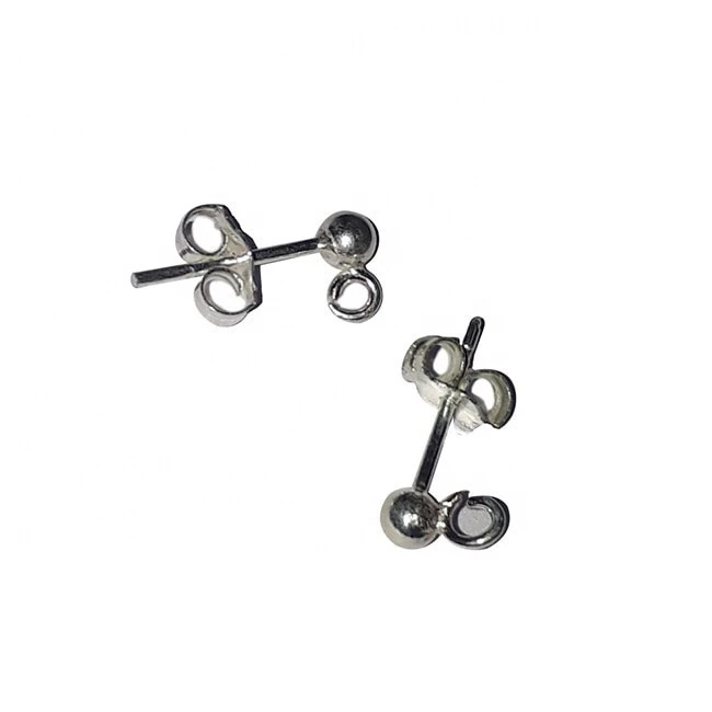 Wholesale Jewelry Findings &amp; Components 3mm Ball Studs