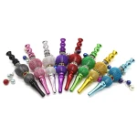 Wholesale Metal Cristal Cigarette Accessories Weed Water Smoking Pipe