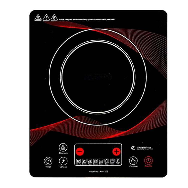 wholesale mini steamboat good quality 220v 3500w high power home use appliance portable single heating plate induction cooker