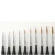 Import Wholesale Miniature Artist Paint Brushes Liner Set Round Detail White Black Handle Brushes from China