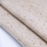 Wholesale new design Knitted Yarn Dyed color dot herringbone tweed woolen fabric for women