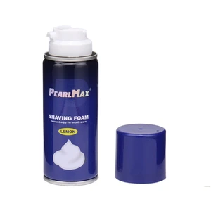 Wholesale PearlMax 400ml 100% natural skin shaving foam custom logo private label shaving cream for men