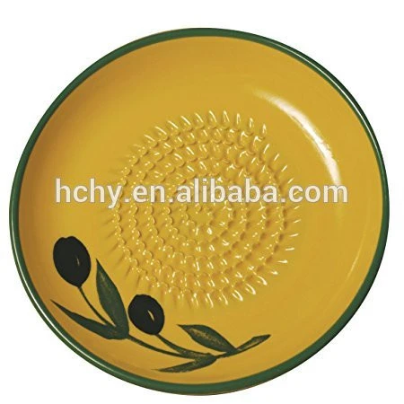 wholesale porcelain ceramic garlic grater plate porcelain grater