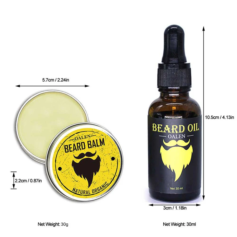 Wholesale Private Label Men Beard Grooming Kit with Beard Balm and Beard Oil