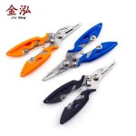 Wholesale Stainless Steel Fishing Accessories Line Cutting Pliers Hook Remover Fishing Pliers