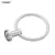 Import Wholesale wall hung 304 stainless steel towel ring bathroom ring shape hotel towel rack from China