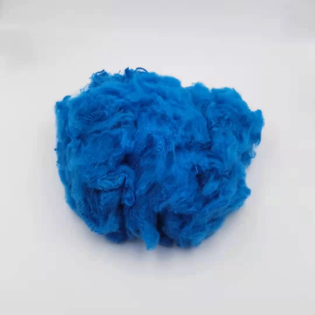 wholesale with many colors 1.4Dx 38MM solid polyester staple fiber/fibre
