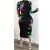 Wholesales 2020 Autumn New Fashion Women skirt Graffiti Printed  Round Neck Casual  Women Long Sleeve Dress