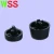 Import Wholesales Silicone Rubber Grommet Black Round Plastic Foot Stopper from China