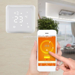 WIFI  LCD Touch Screen  HVAC tools certificated smart programmable  Electric Floor Water Heater Radiator  Room Thermostat