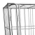 Import wire roll container with shelves Warehouse industrial wire mesh logistic supermarket transport steel rolling cage cart from China