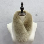 Women Ladies Winter Faux Fox Fur Scarf Shawl Neck Warmer Wrap Collar Shawl Stole Long