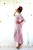 Import Women Maxi Beach Embroidered Floral Long Kaftan Dress Summer Boho Maxi Dress Embroidered long skirt Maxi style beach dress from China