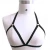 Import Womens Black Cupless Harness Halter Strappy Body Caged Bra One Size from China