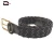 Woven Braided Genuine Leather and Fabric Casual Dress Elastic Belt for Men Brown or Black or white for jeans on stock